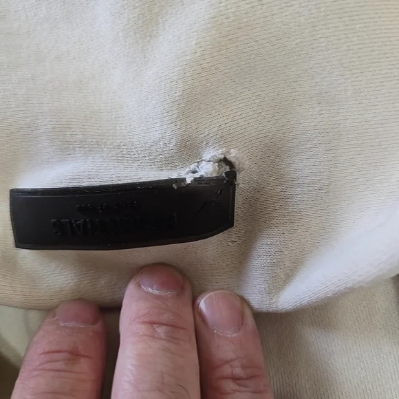 Fear of God Essentials Cream Hoodie Unisex Adult Size XS Some Flaws See Pics - Picture 7 of 14